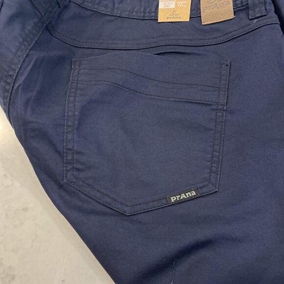Prana Bridger NEW Jeans Pants Mens 42 x 30 Blue Slim Straight Gorpcore Organic - Picture 7 of 13